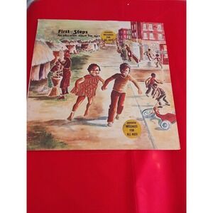 Scarce 1976 Vinyl LP Kids Record‎ First Steps An Education Album for Ages 1